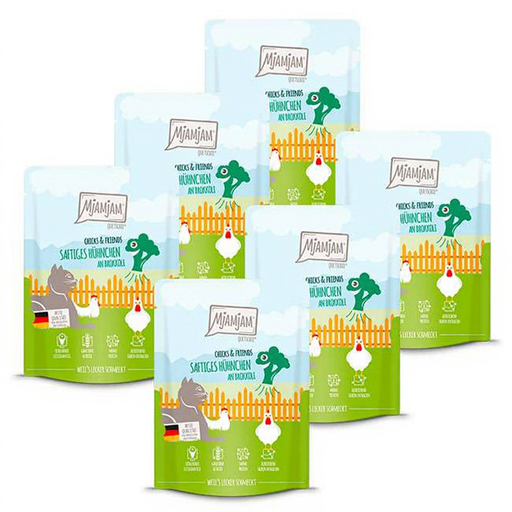 MJAMJAM Quetschie Cat Wet Food Chicken
