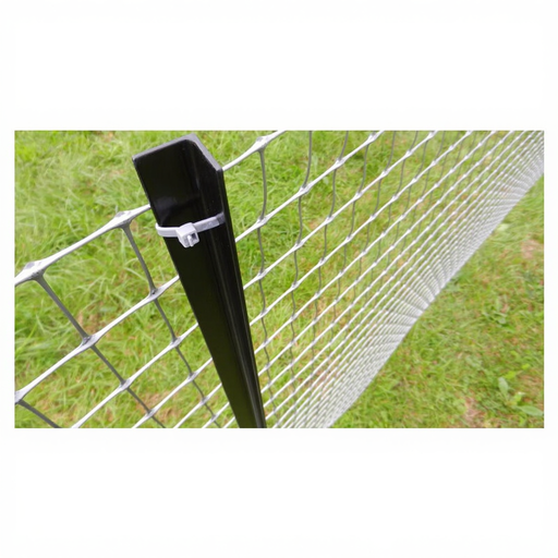 Tenax Millennium Silver 2x50m, Long-Life Plastic Fencing