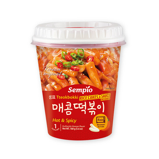 Sempio Instant Tteokbokki, Hot & Spicy (Cup)