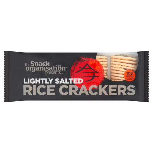 The Snack Organisation Presents Lightly Salted Rice Crackers 100g