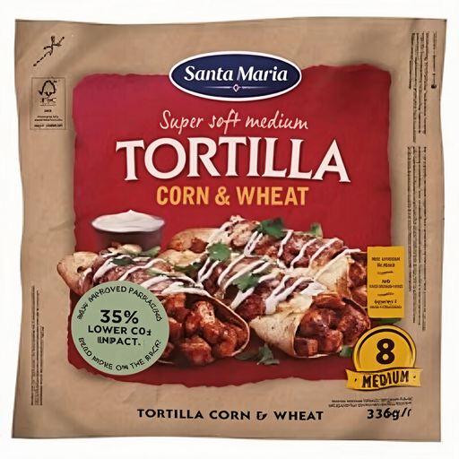 Santa Maria Mexican Tortilla Wraps Corn & Wheat