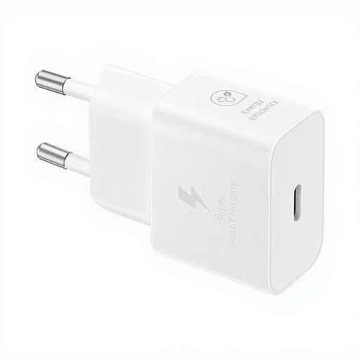 Samsung 25W Efficiency Adapter - Includes 1 Meter USB-C Cable - White