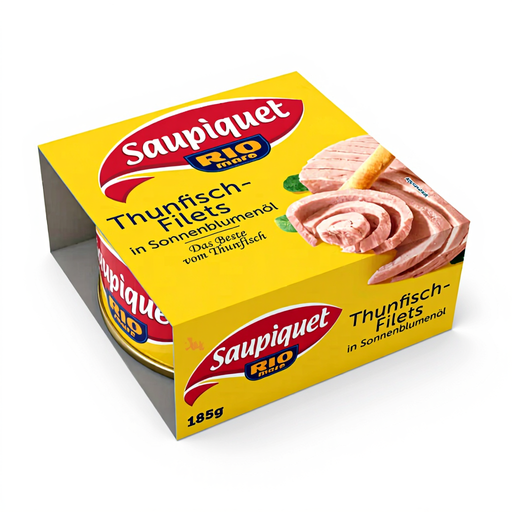 Saupiquet Tuna Fillets in Sunflower Oil 185g
