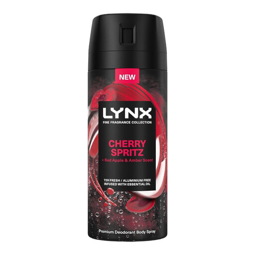 Lynx Fine Fragrance Collection Premium Body Spray Cherry Spritz 150ml