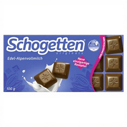 Schogetten Alpine Milk Chocolate 100g