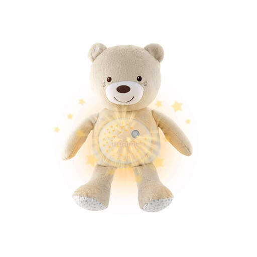 Chicco First Dreams Teddy Bear with Night Light Neutral