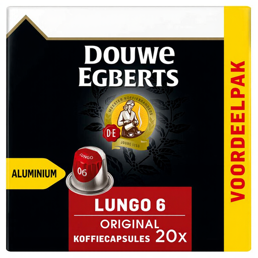 Douwe Egberts Lungo Coffee Capsules - 20 pcs