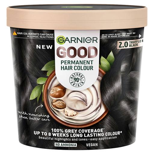 Garnier Good Permanent Hair Dye No Ammonia Formula 2.0 Truffle Soft Black