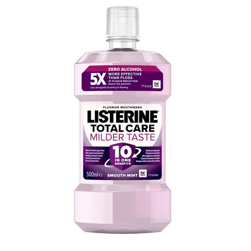 Listerine Total Care Milder Taste Zero Alcohol Mouthwash