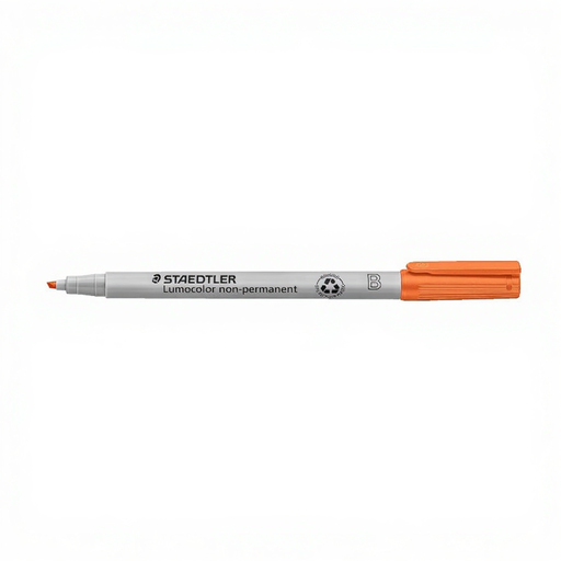 STAEDTLER Lumocolor Non-Permanent B Orange Marker 1.0/2.5mm, Water-Soluble Universal Ink