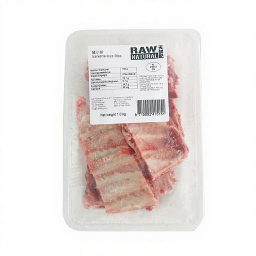 Raw Naturals Pork Ribs 1kg