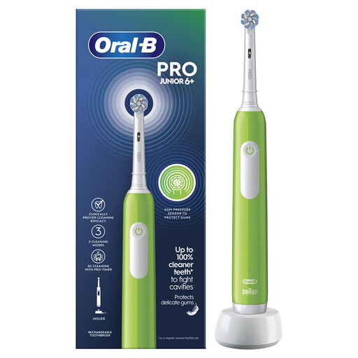 Oral-B Pro Junior Green Electric Toothbrush