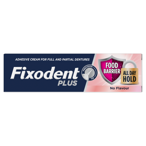 Fixodent Plus 食物屏障假牙固定剂 无味型 40g
