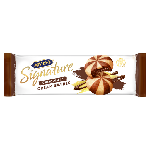 McVitie's Signature 巧克力奶油旋纹饼干，142g
