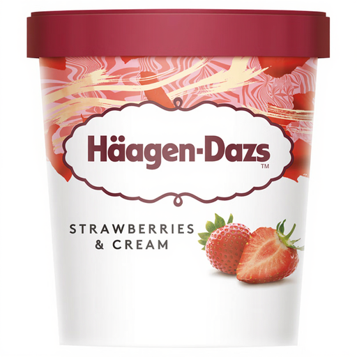 H?agen-Dazs Strawberries & Cream Ice Cream Tub