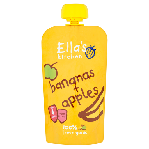 Ella's Kitchen 艾拉厨房 苹果香蕉泥 4 个月以上 120 克