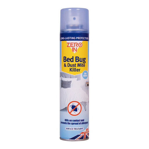 Zero In Bed Bug and Dust Mite Killer Spray 300ml