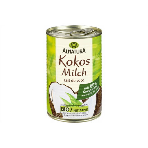 Alnatura Organic Coconut Milk, Can, 400 ml