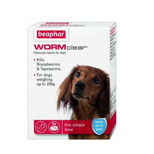 Beaphar WORMclear Dog for Dogs up to 20kg