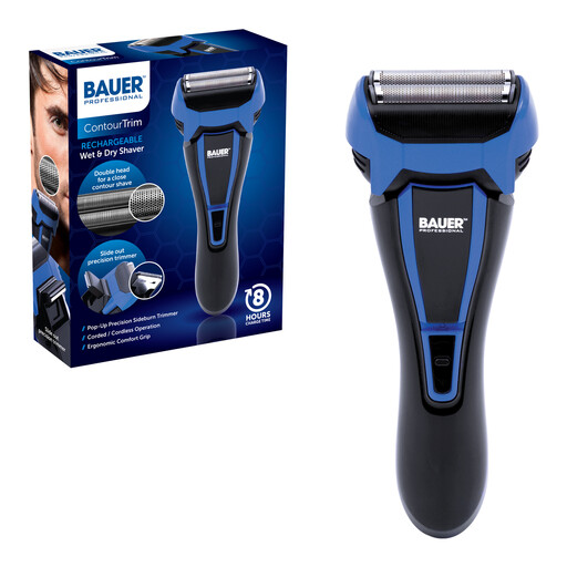 Bauer Rechargeable Wet and Dry Rotary Shaver