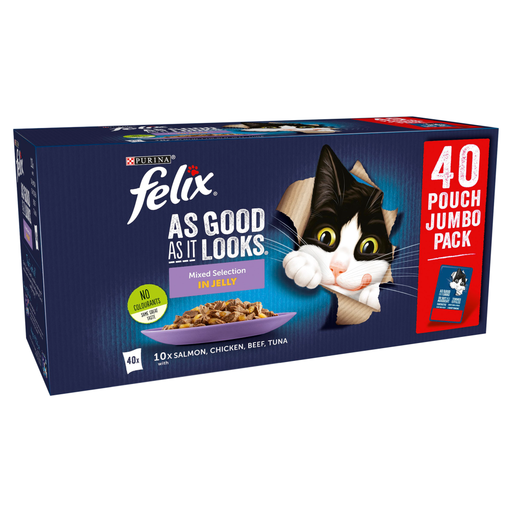 Felix As Good As It Looks Favourites Selection in Jelly 40 x 85g