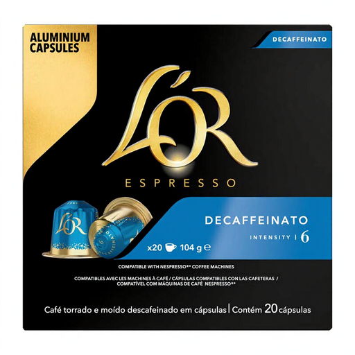 L'OR Decaffeinato Espresso Coffee Capsules