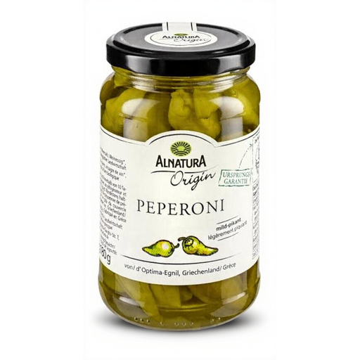 Alnatura Organic Pickled Pepperoni 350 g