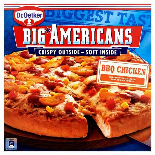Dr. Oetker Big Americans Pizza BBQ Chicken