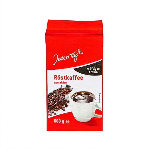 Jeden Tag R?stkaffee Kr?ftig Gemahlen 500g