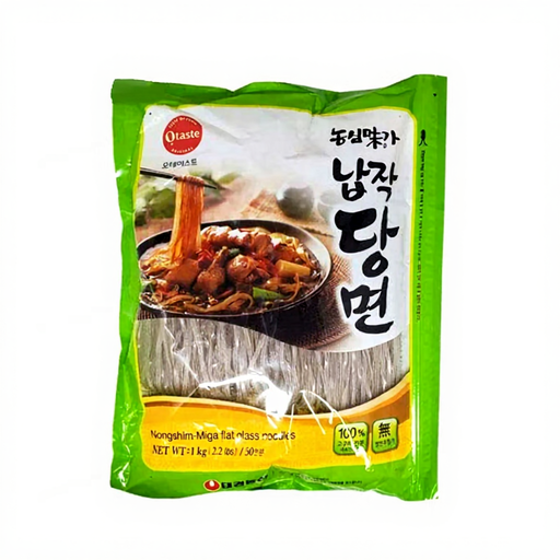 NongShim Sweet Potato Miga Glass Noodles (Flat) 1kg