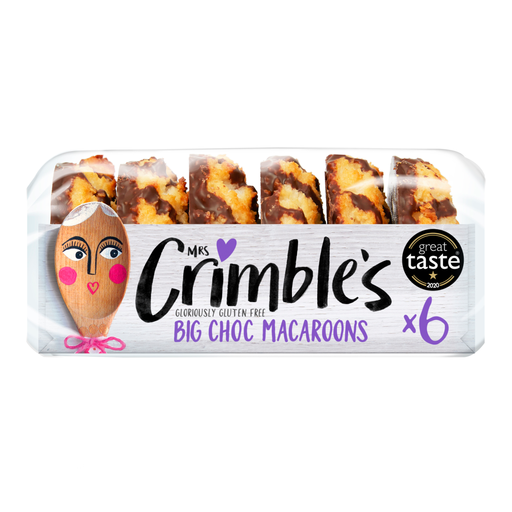 Mrs Crimble's Gluten Free 6 Big Choc Macaroons