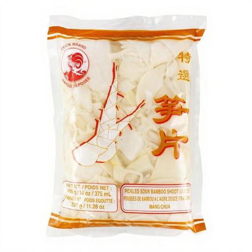 Cock Brand Sour Bamboo Sliced 400g