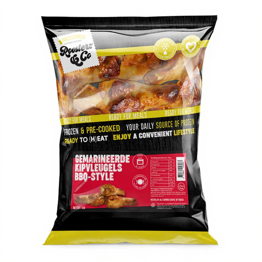 Roosterz&Co Plain BBQ Wings - 1 kg