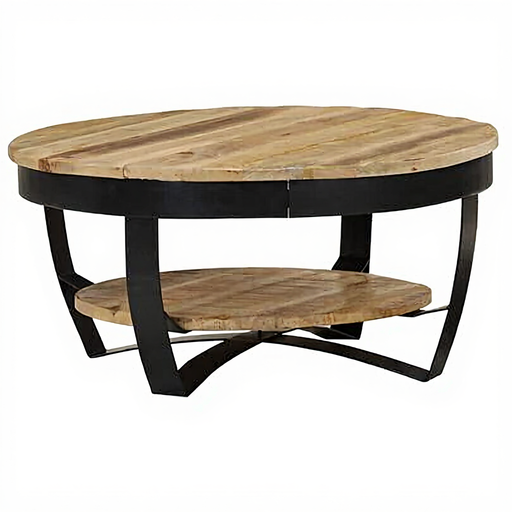 Table Basse VidaXL en Bois de Manguier Brut Massif