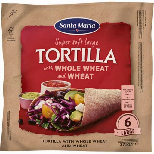 Santa Maria Tortilla With Whole Wheat & Wheat