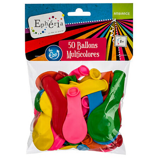5Five 50 Colourful Balloons