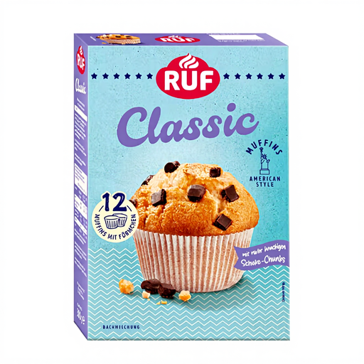 RUF Classic American Chocolate Chip Muffins Baking Mix