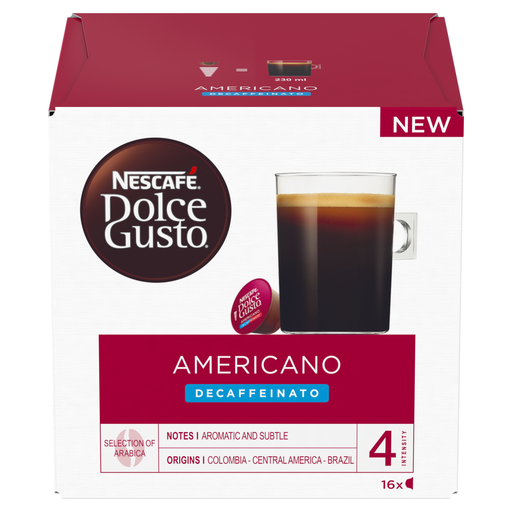 Nescafe Dolce Gusto Americano Decaf Coffee Pods