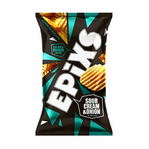 Epixs Wave Chips Sour Cream And Onion - 185 g