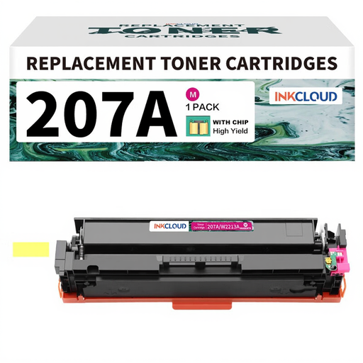 inkcloud 207A Magenta Toner with Chip