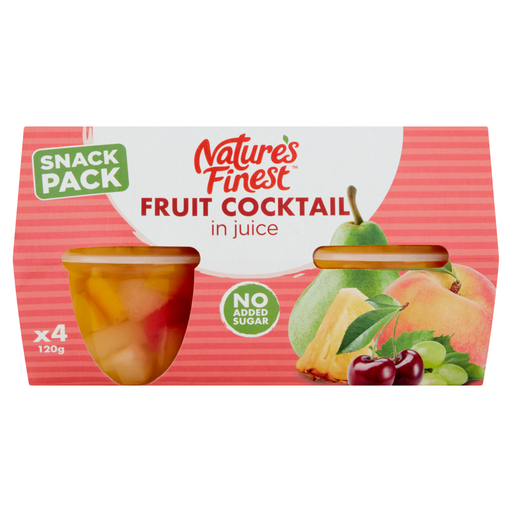 Natures Finest Fruit Cocktail In Juice 210g