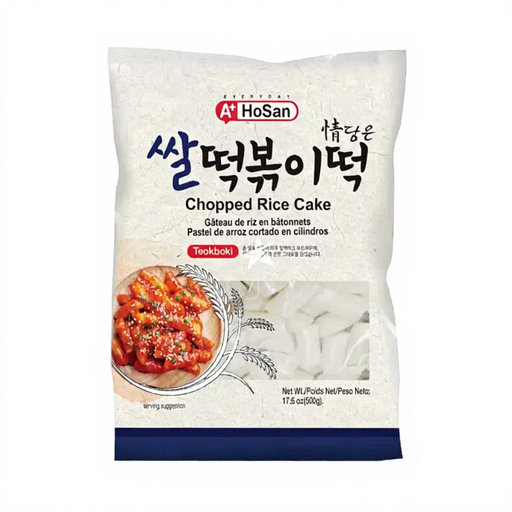 A+ Hosan Chopped Rice Cake (Teokboki) 500g