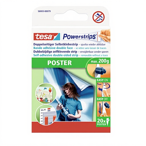 tesa Powerstrips Poster
