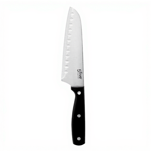 Essentiel Black Santoku Knife