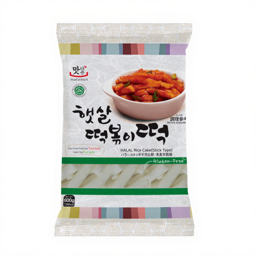 Matamun Young Poong Tteokbokki Rice Cake HALAL 600g