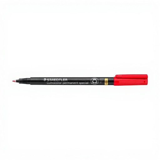 STAEDTLER Lumocolor Permanent Special Marker - Fine 0.6mm Tip (Red -2)