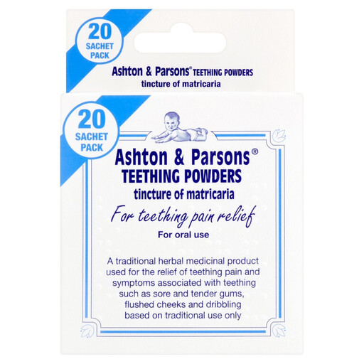 Ashton & Parsons Teething Pain Relief Powders 6+ Months 20 Sachet Pack