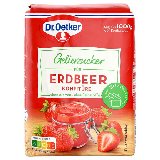Dr. Oetker Gelling Sugar for Strawberry Jam 500g