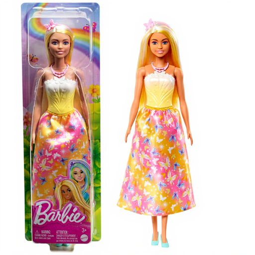 Barbie Royal Mermaid Doll - Yellow, Ocean-Inspired Tiara