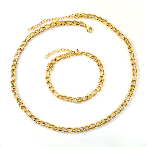 Delicate Twisted Rope Chain Jewelry Set